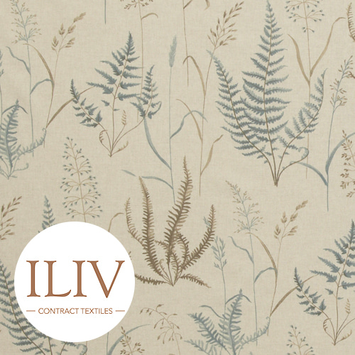 ILIV Botanica Fabric Eau de nil 영국수입 원단/북유럽원단/커튼원단/인테리어원단/쿠션원단(1/2마)