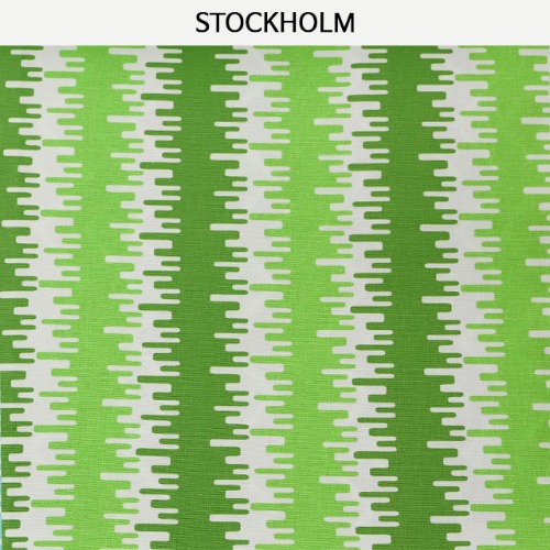 스톡홀름 Stripe 02 Lime 면원단/고급원단/땡원단/땡처리원단 (0.5마)